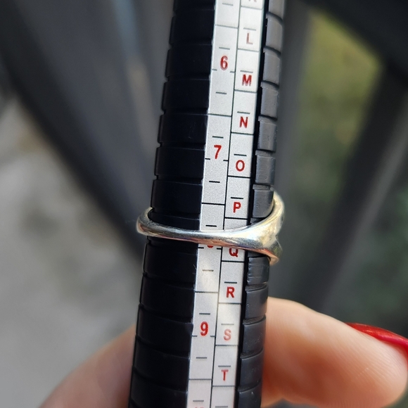 Handmade Sterling Silver 925 Elongated Concho Western Ring Size 8 - Picture 6 of 8